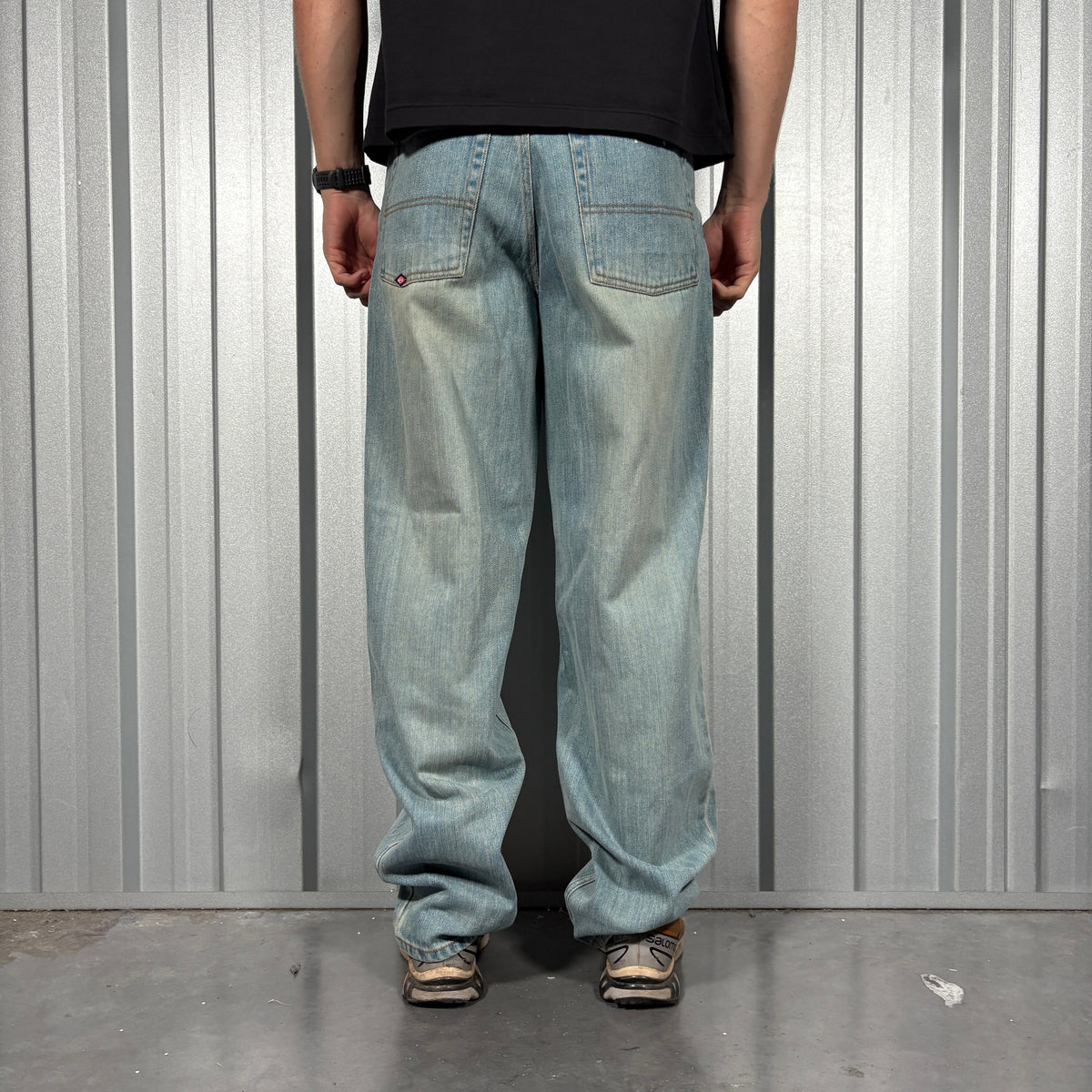 Quiksilver Baggy Blue Y2K Surfwear Jeans - 32R