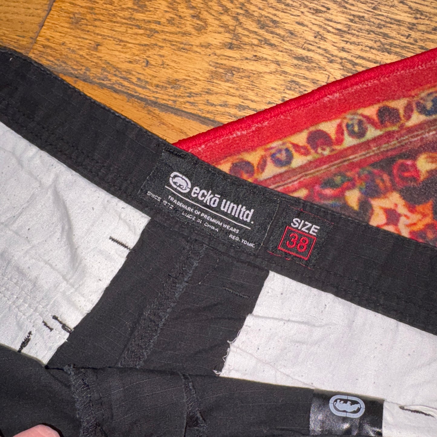 Vintage Ecko Unltd Black Hip Hop Baggy Shorts Jorts - 40