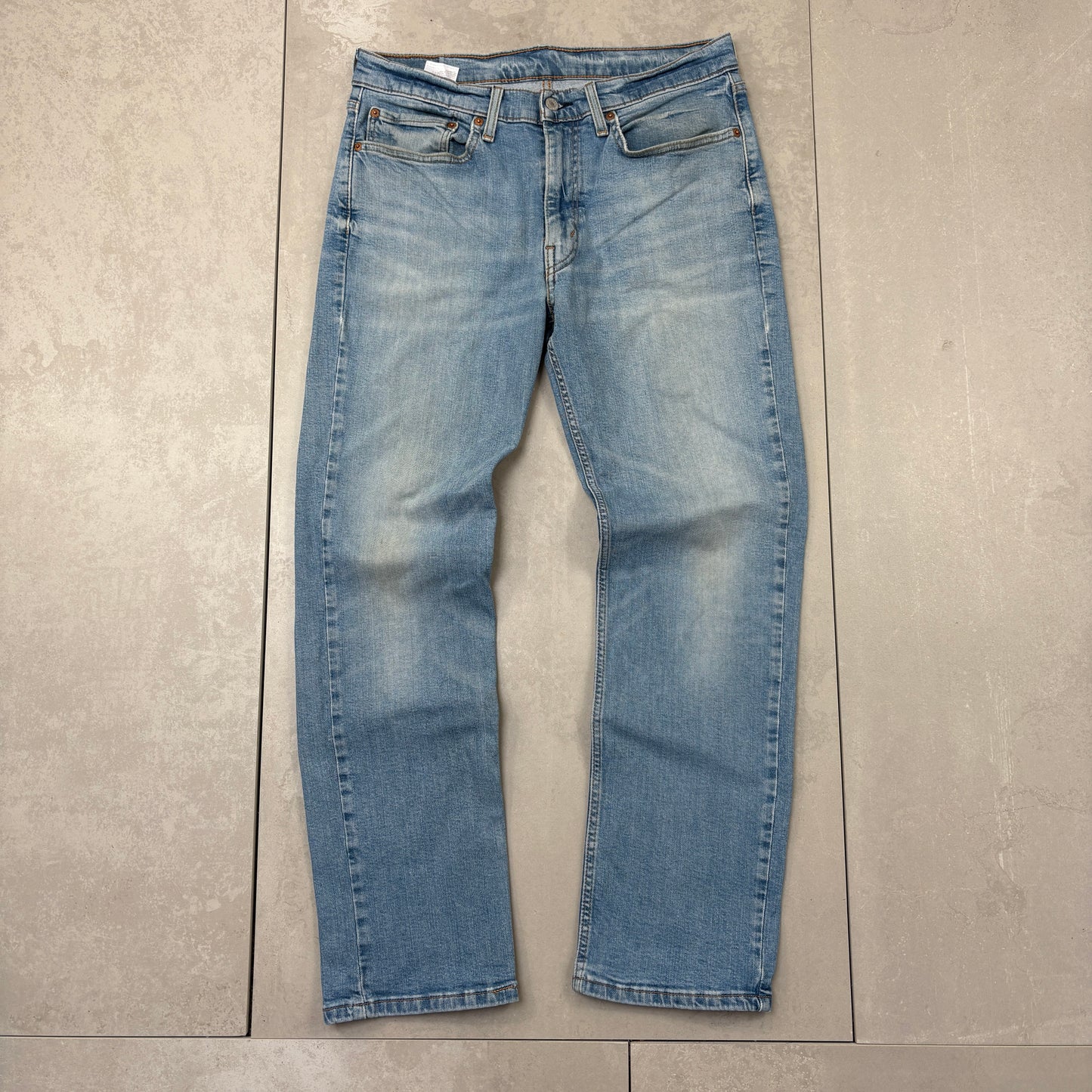 Vintage Levis 514 Slim Blue Denim Jeans - 34