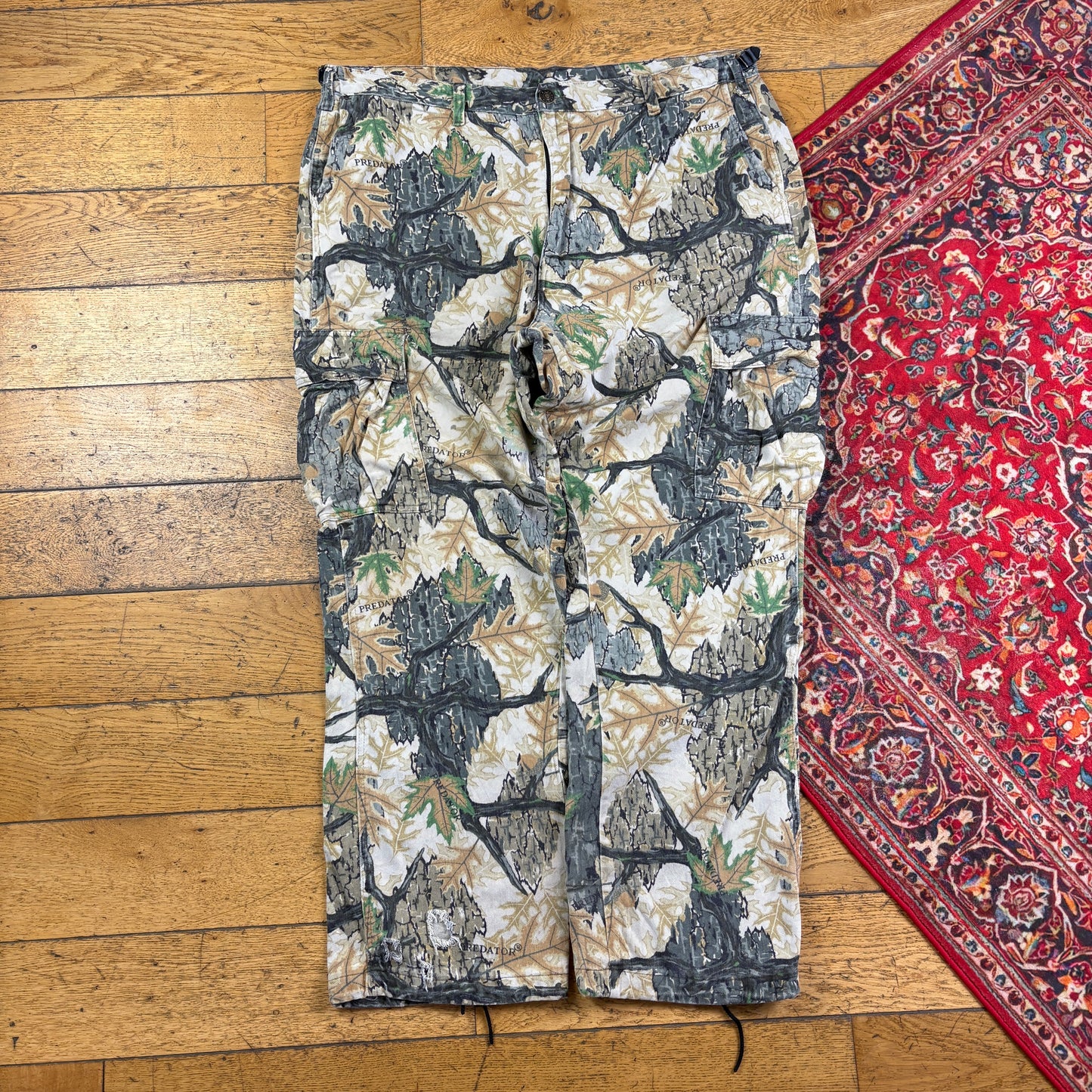 Vintage Real Tree Camo Green Hunting Workwear Trousers - 44