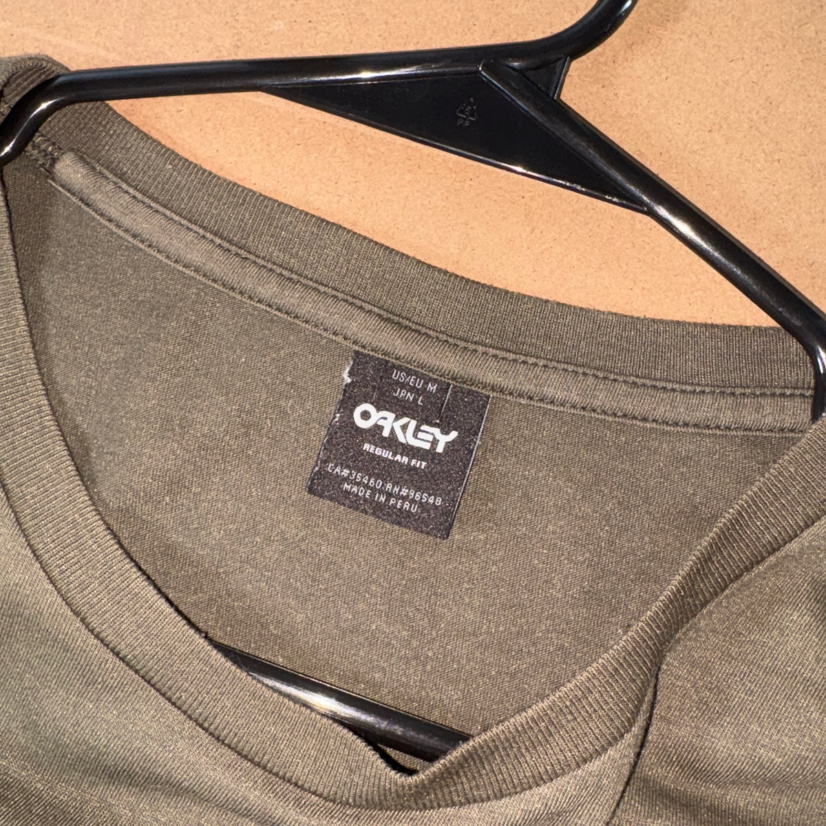Oakley Graphic Brown Khaki T Shirt - M