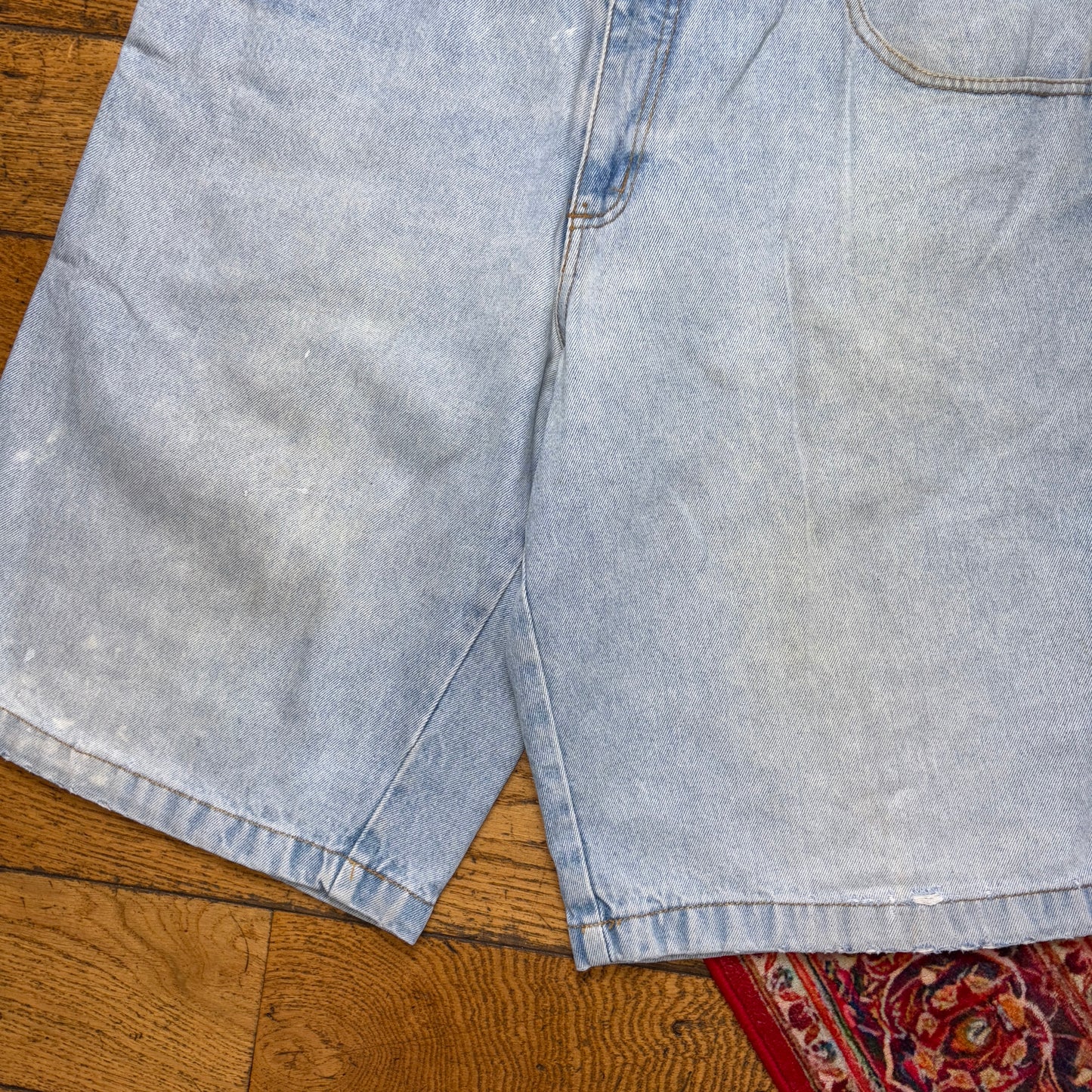 Vintage Extra Hip Hop Baggy Blue Shorts Jorts - 38