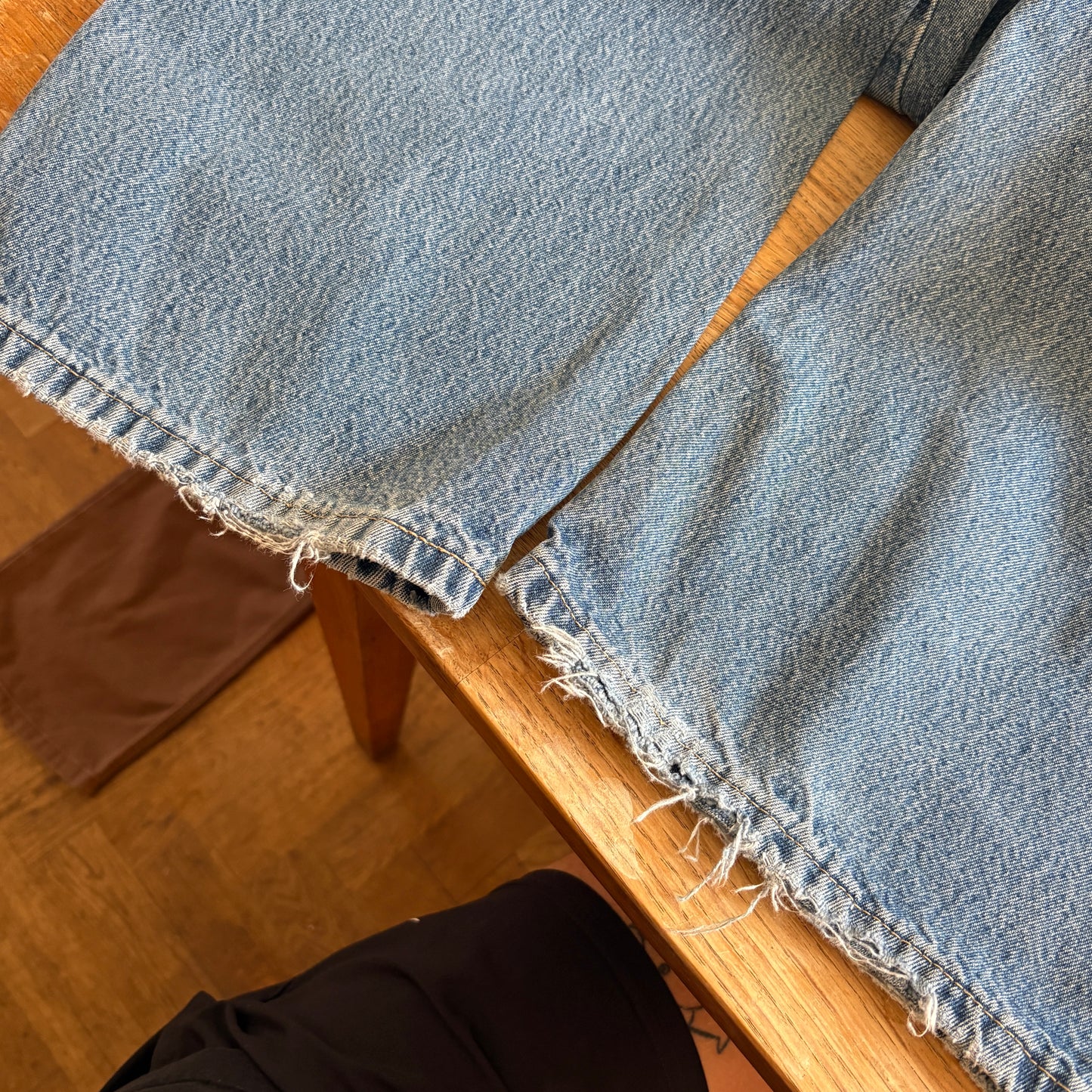 Vintage Dickies Workwear Carpenter Baggy Blue Jeans - 38S