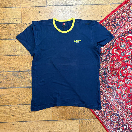 Vintage Energie Surfwear Navy Ringer Graphic T-Shirt - M