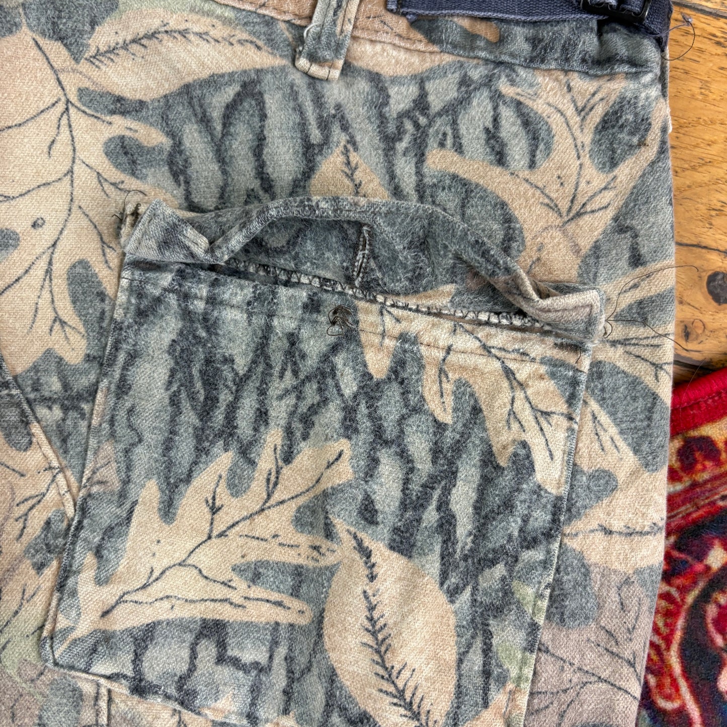 Vintage Real Tree Camo Green Hunting Workwear Trousers - 36