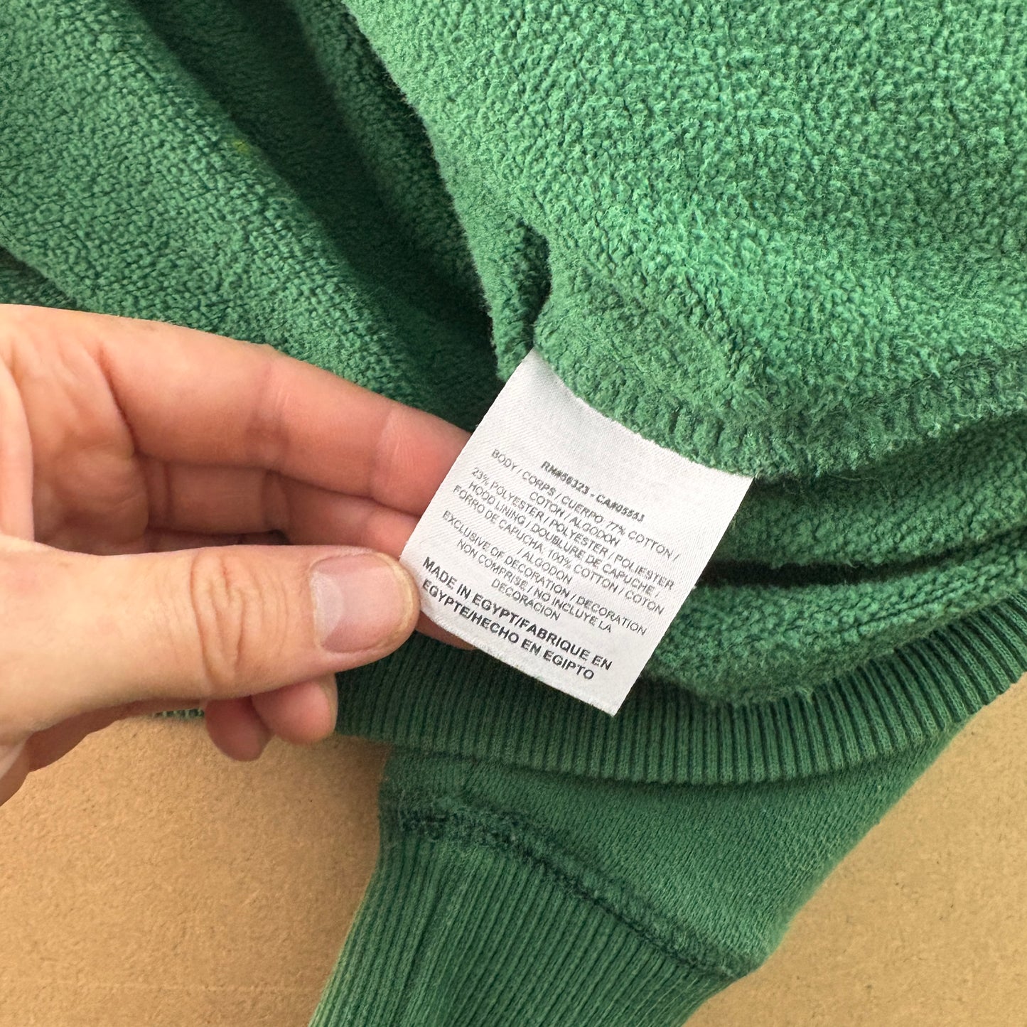 Nike Green Swoosh Hoodie Sweatshirt - L