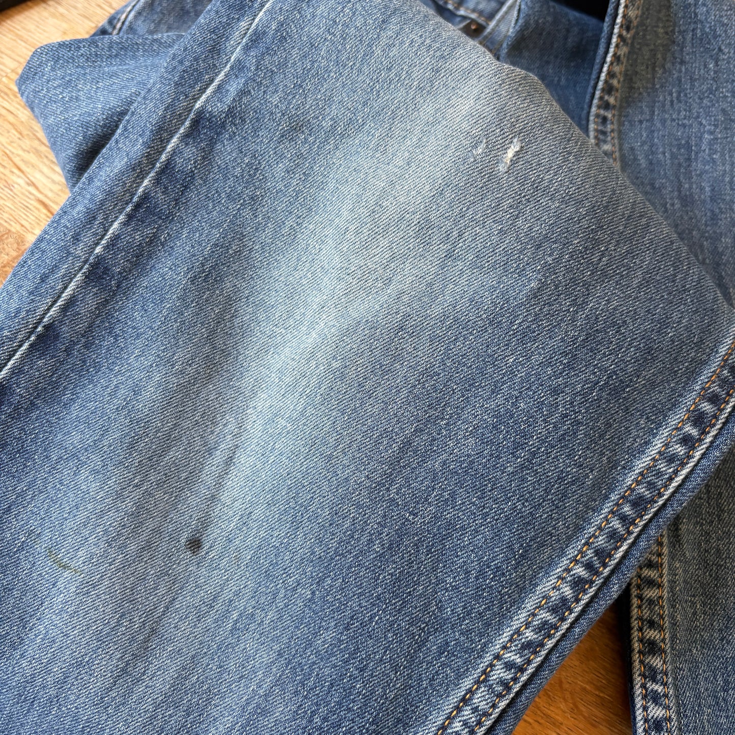 Vintage Levis 505 Straight Blue Denim Jeans - 33S
