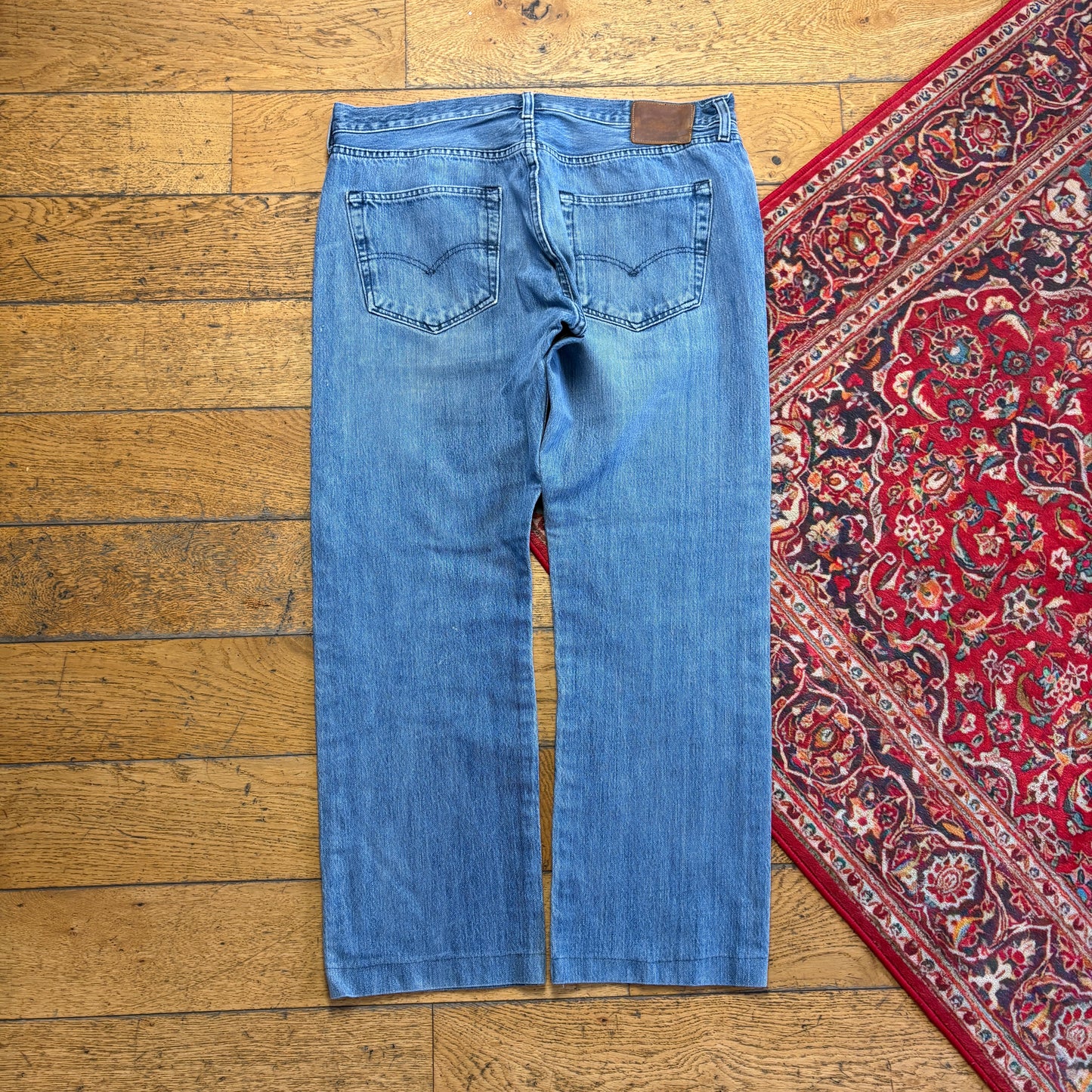 Vintage Levis 501 Straight Blue Denim Jeans - 36S