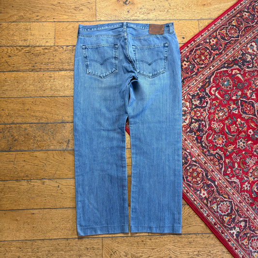 Vintage Levis 501 Straight Blue Denim Jeans - 36S
