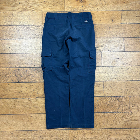 Vintage Dickies 874 Navy Cargo Skate Trousers - 32