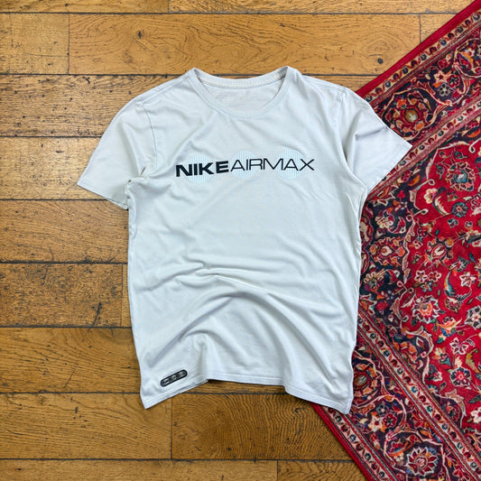 Vintage Y2K Nike Air Max Cream White Graphic T-Shirt - XS