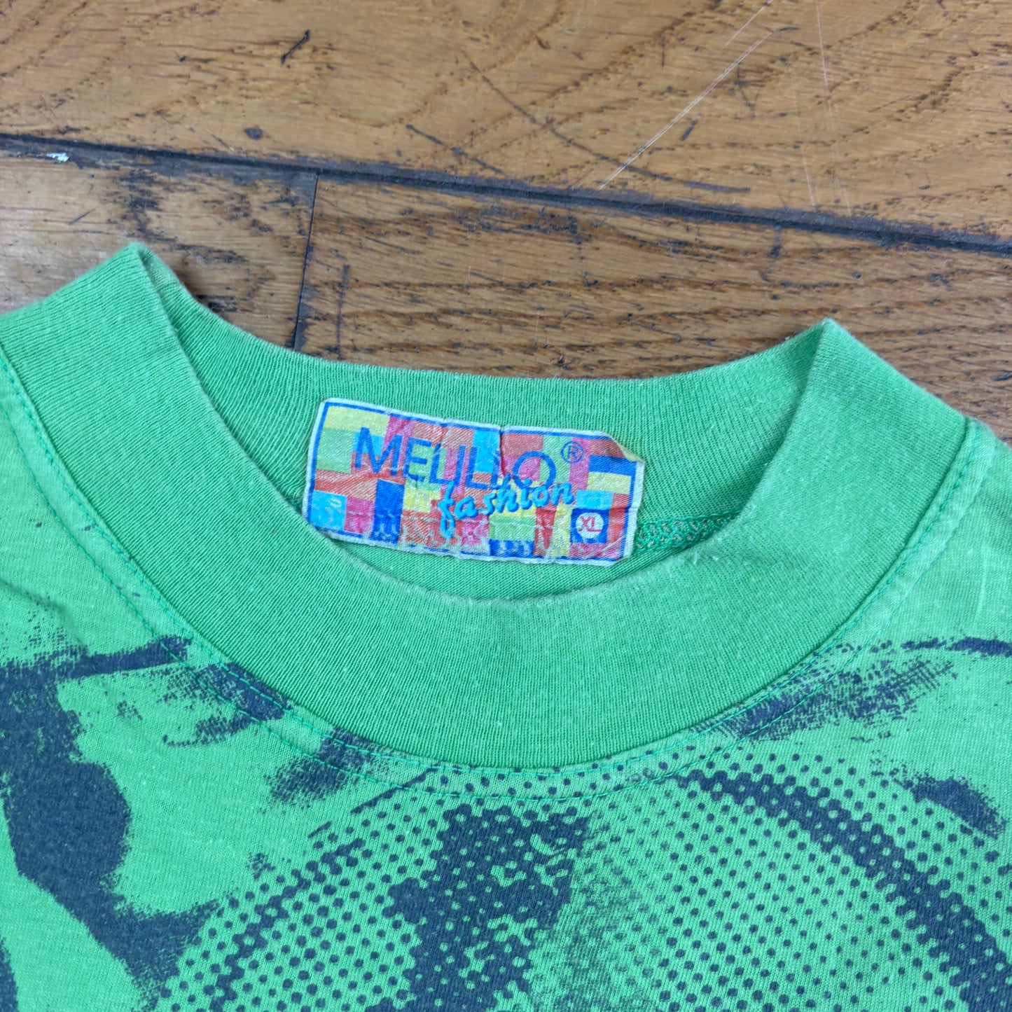Vintage 80s Green NFL Graphic T-Shirt - L