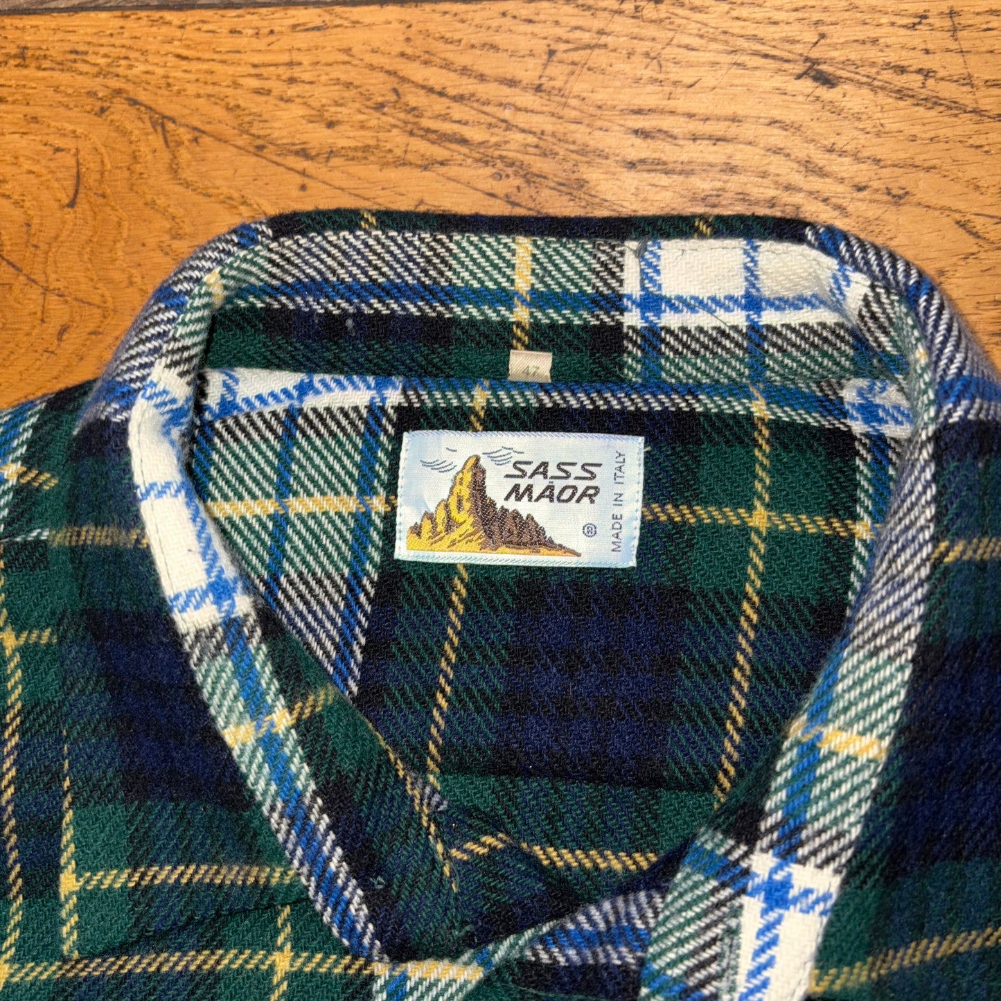 Vintage Green Check Plaid Shacket Jacket - 2XL