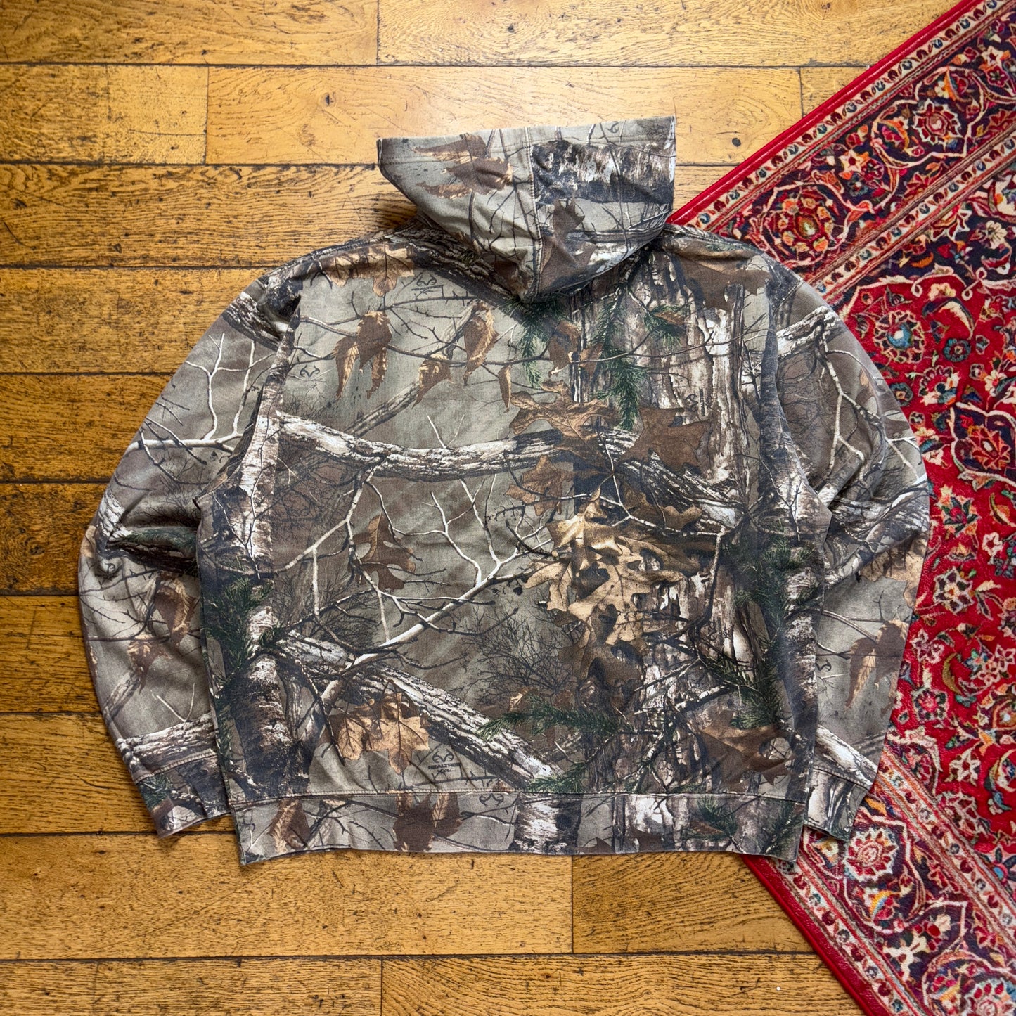 Vintage Realtree Camo Green Sweatshirt - XL