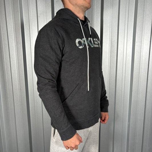 Oakley Grey Hoodie Sweatshirt - L