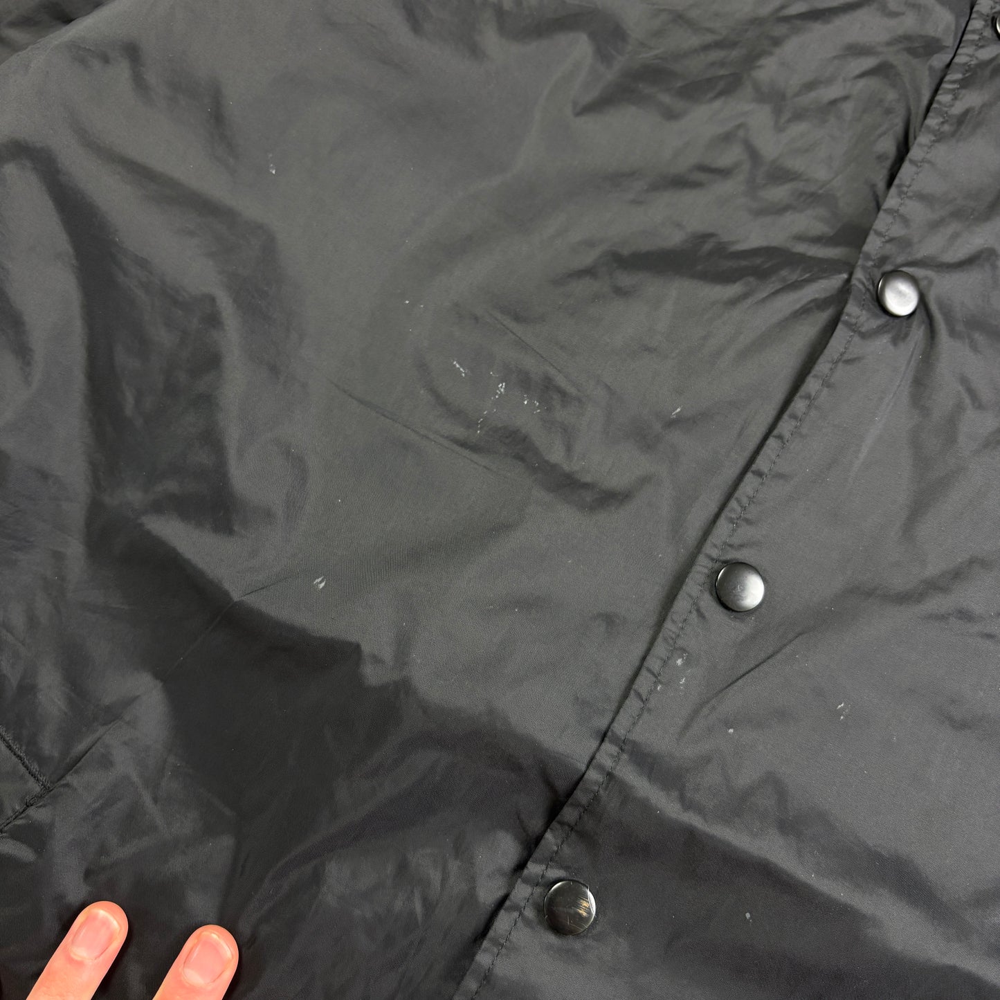 Vintage Black Nylon Coach Harrington Jacket - M