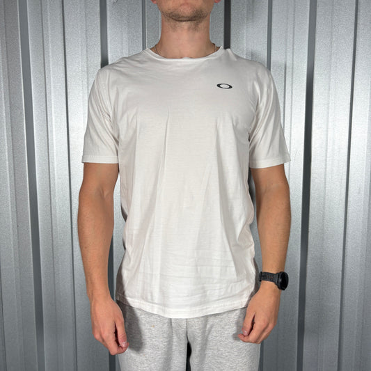 Oakley White Graphic T Shirt - S