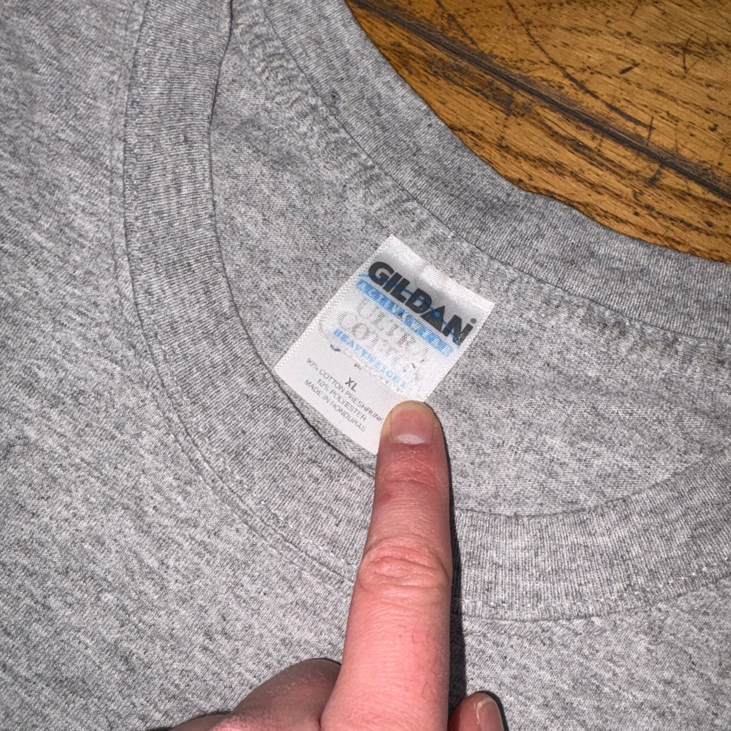 Vintage Grey Graphic T-Shirt - XL