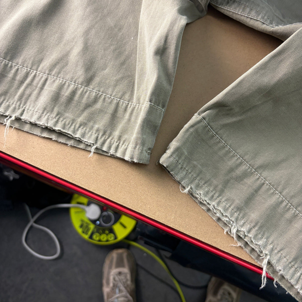 Vintage G Star Raw Green Cargo Fatigue Y2K Baggy Jeans - 33R