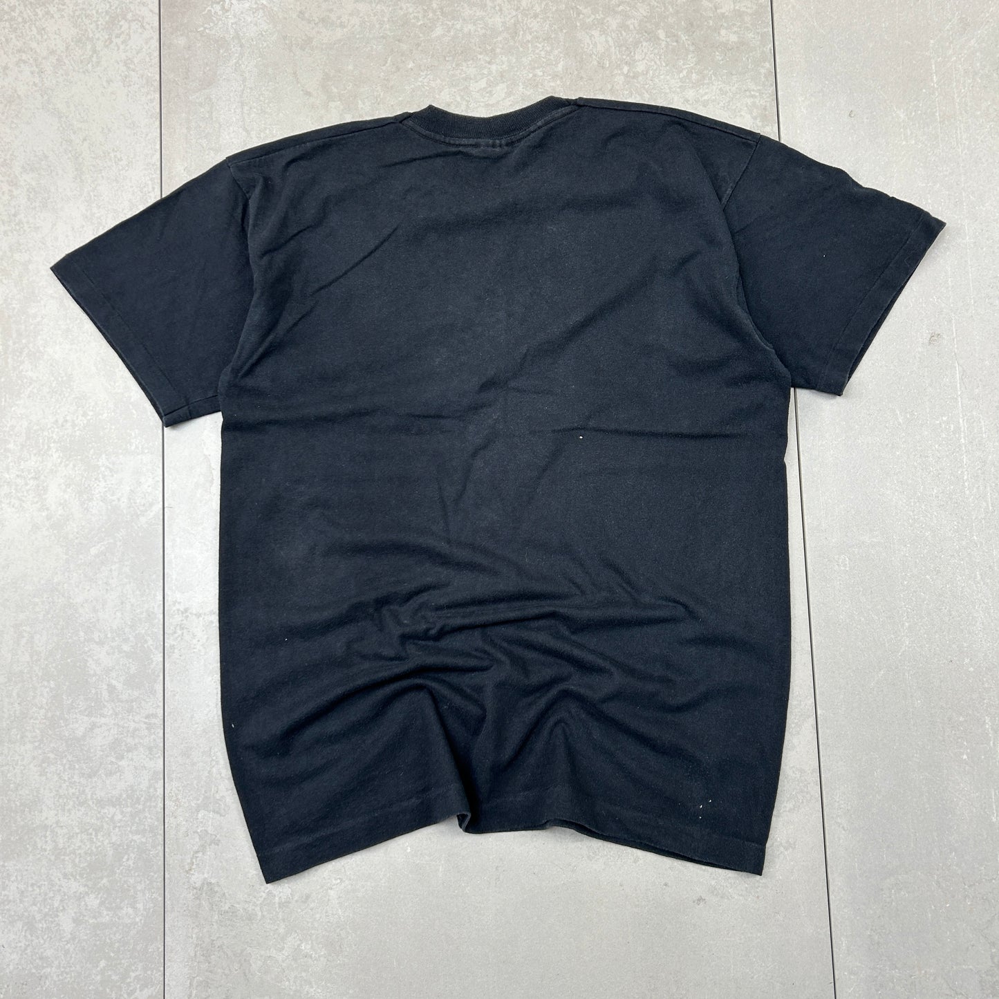 Vintage 90s Single Stitch Koi Fish Black Graphic T-Shirt - M