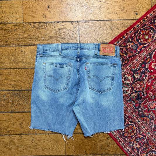 Vintage Levis 511 Blue Denim Shorts - 36