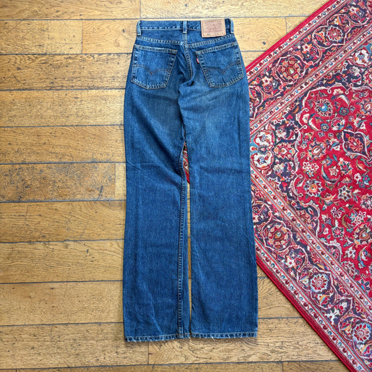 Vintage Levis 553 Bootcut Blue Denim Jeans - Size 4/6
