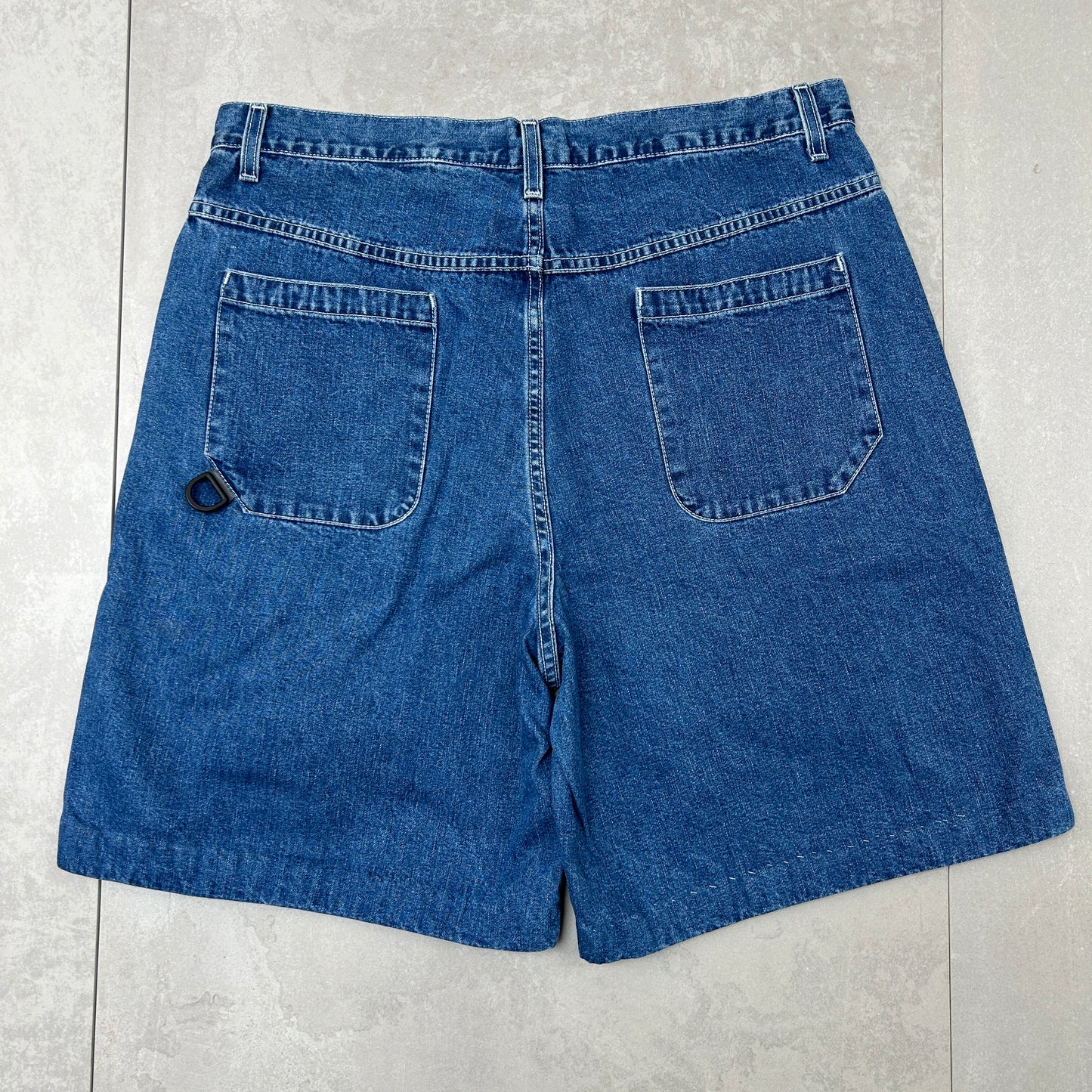 Vintage Levis L2 Hip Hop Baggy Blue Shorts Jorts - 36