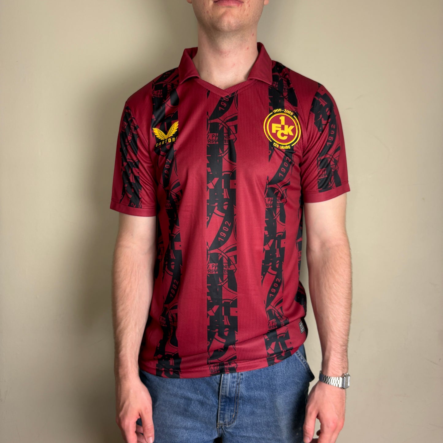 FC Kaiserslautern 2025 Red Black Germany Football Polo Shirt - S