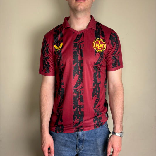FC Kaiserslautern 2025 Red Black Germany Football Polo Shirt - S
