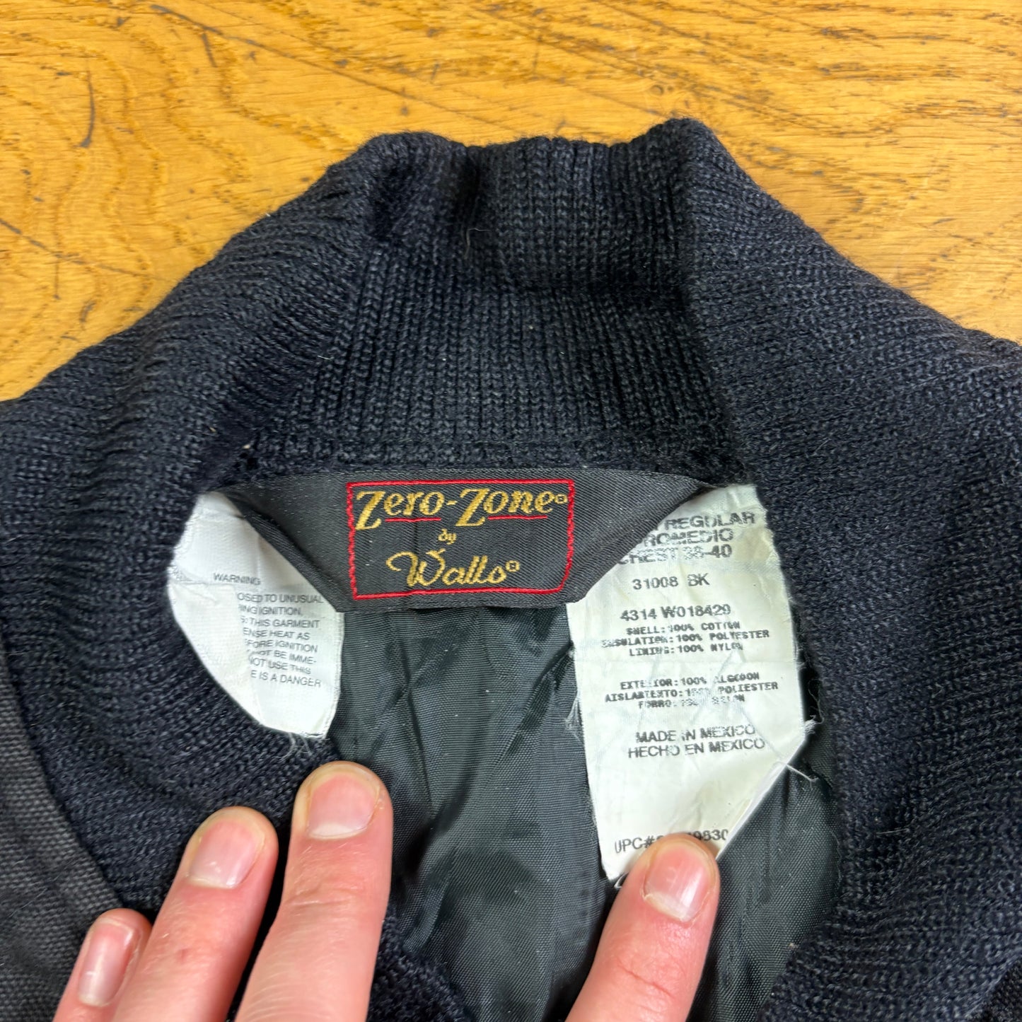 Vintage Black Gilet Vest Workwear Carhartt Style Jacket - M