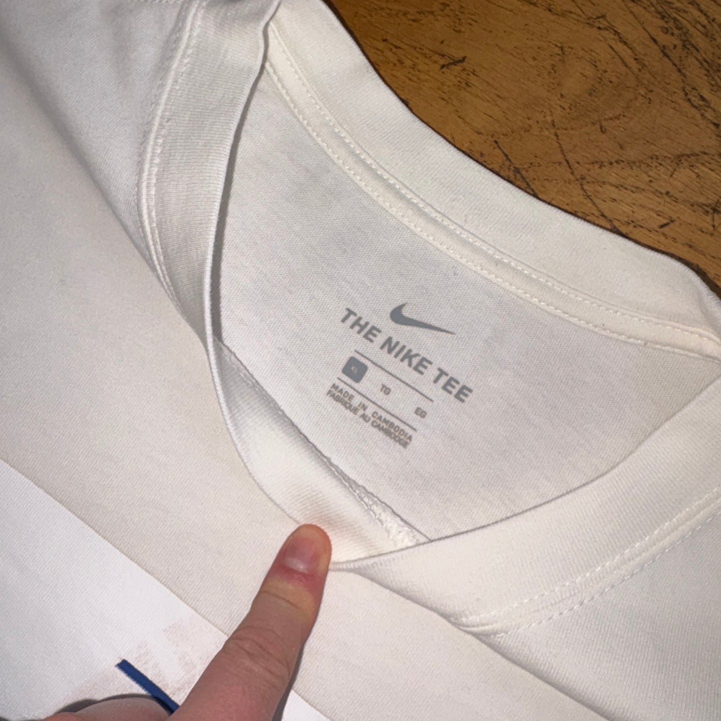 Vintage Nike Sailing White Graphic T-Shirt - XL