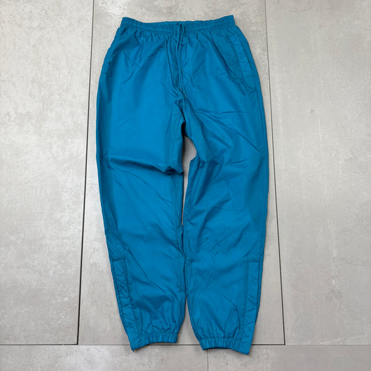 Vintage Adidas Blue Baggy Tracksuit Sweatpants Track Pants Bottoms - S