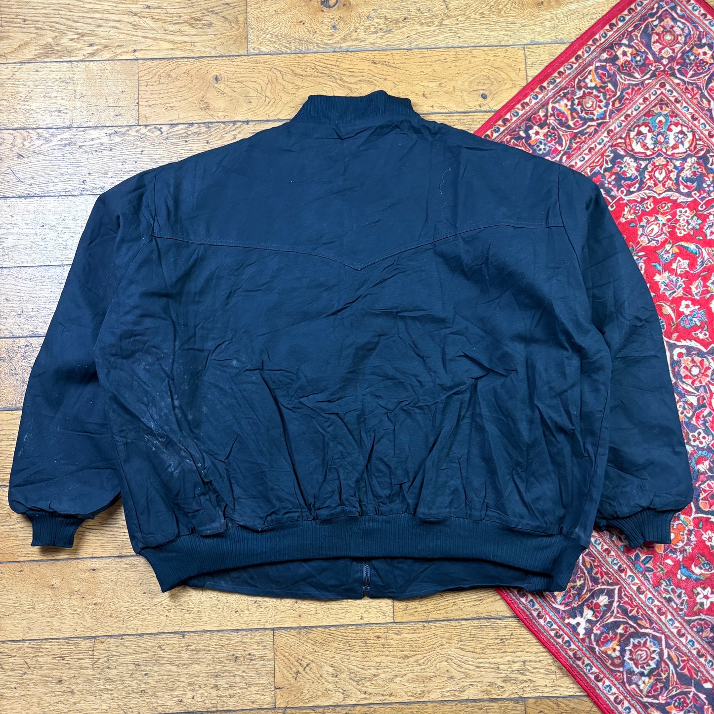 Vintage Black Carhartt Style Workwear Jacket - 4XL