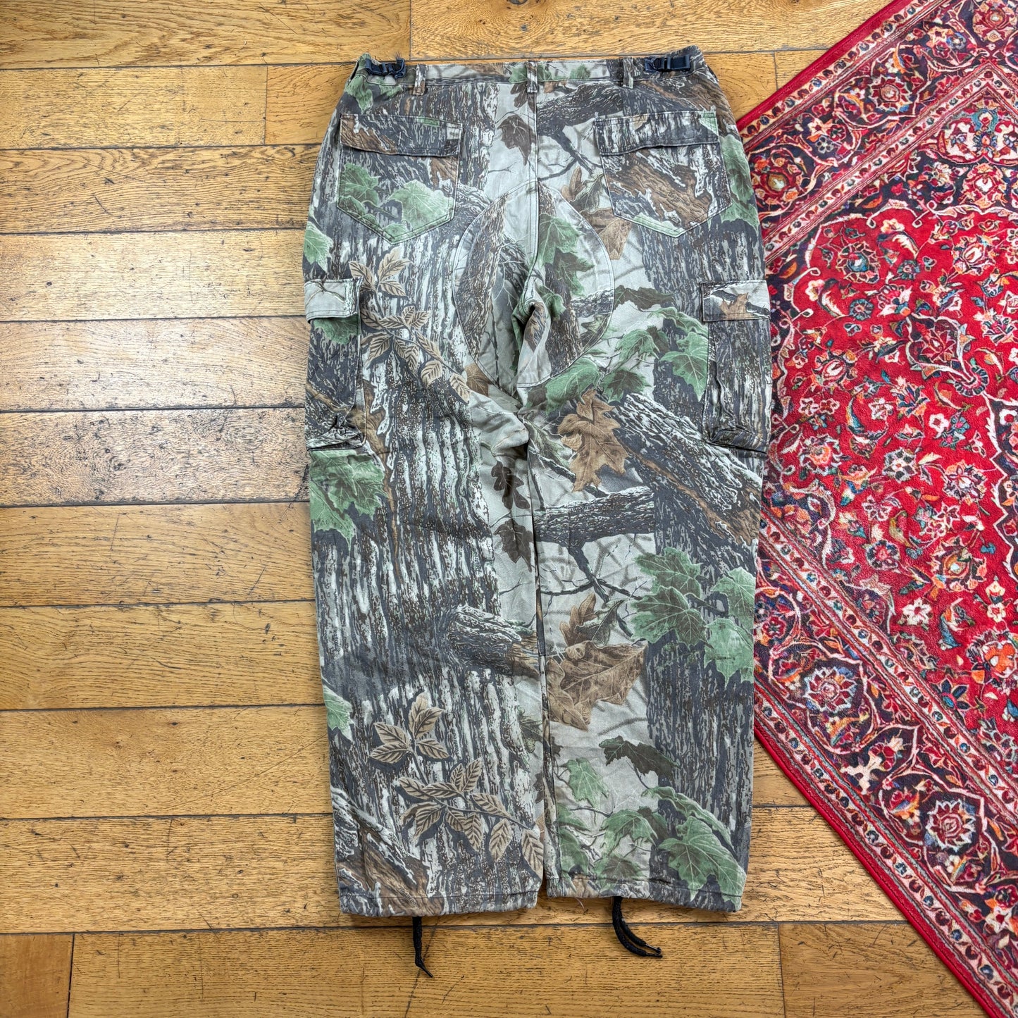 Vintage Real Tree Camo Green Hunting Workwear Trousers - 38