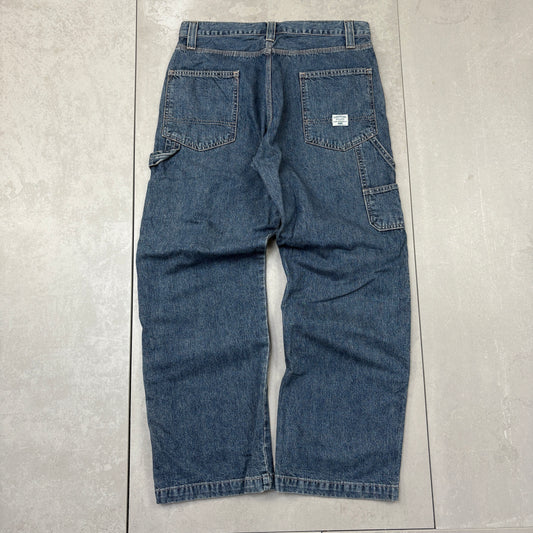 Vintage Levis Carpenter Baggy Blue Denim Jeans - 34