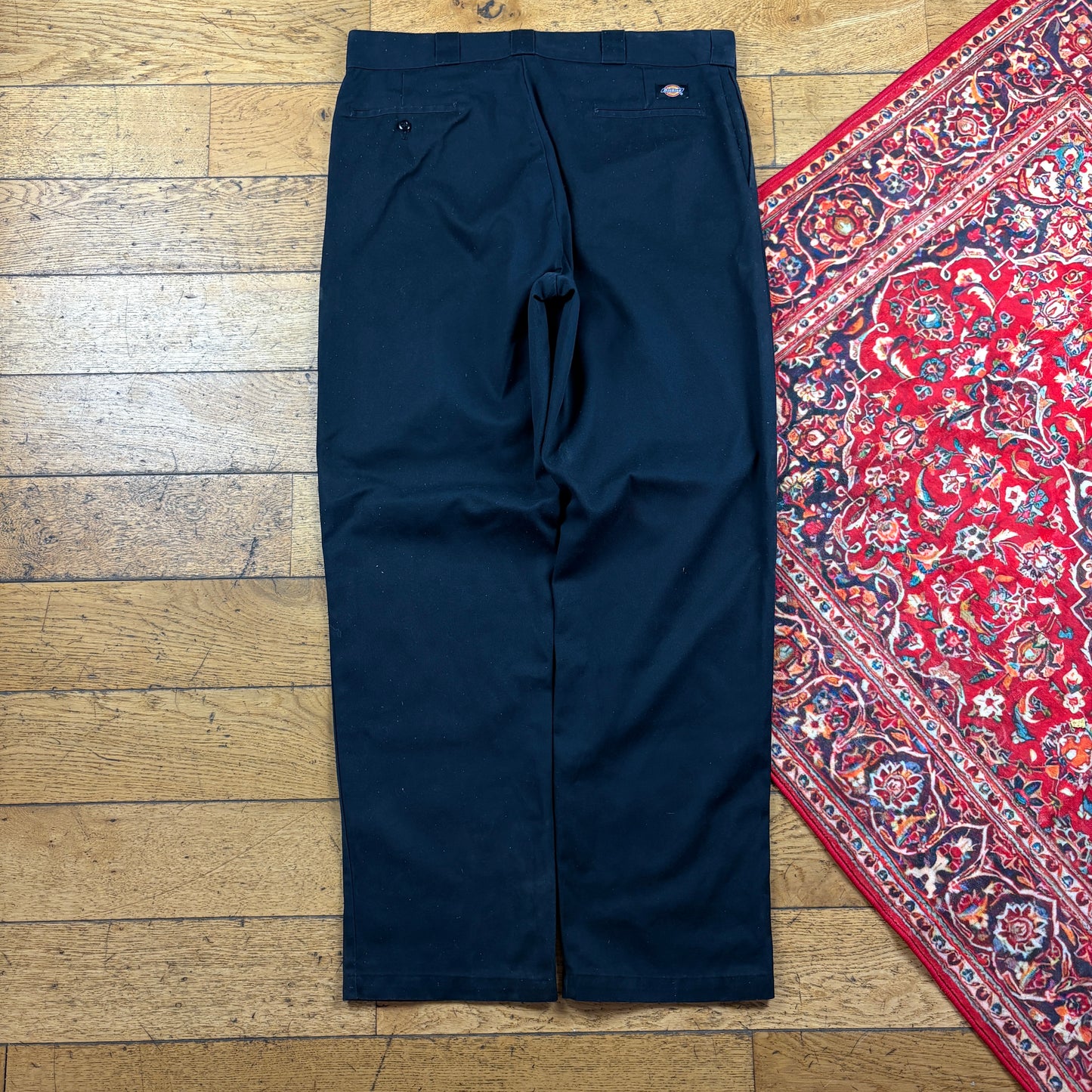 Vintage Dickies 874 Skate Black Trousers - 36