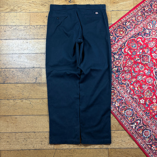 Vintage Dickies 874 Skate Black Trousers - 36