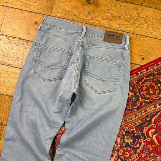 Vintage Levis Slim Blue Denim Jeans - 30