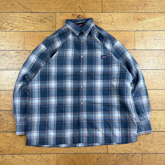 Vintage Dickies Blue Check Workwear Shirt - XL