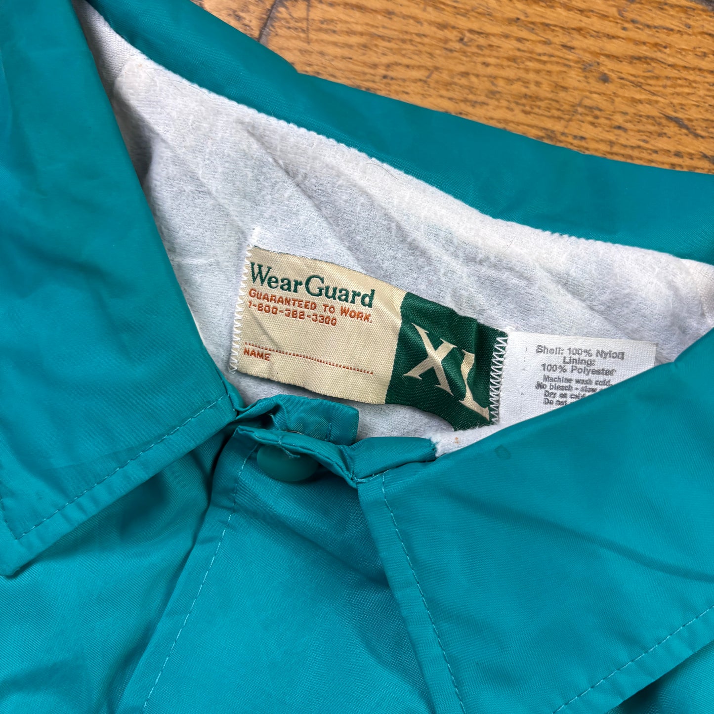 Vintage Blue Nylon Coach Harrington Jacket - XL