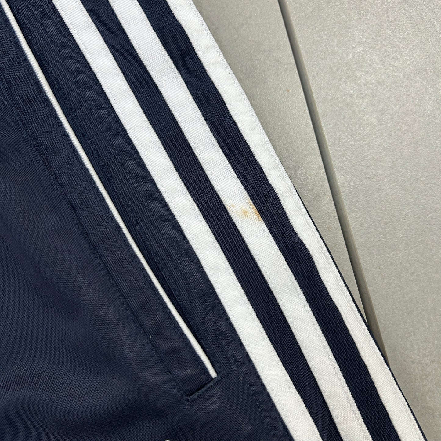 Vintage Adidas Navy Baggy Tracksuit Sweatpants Track Pants Bottoms - M