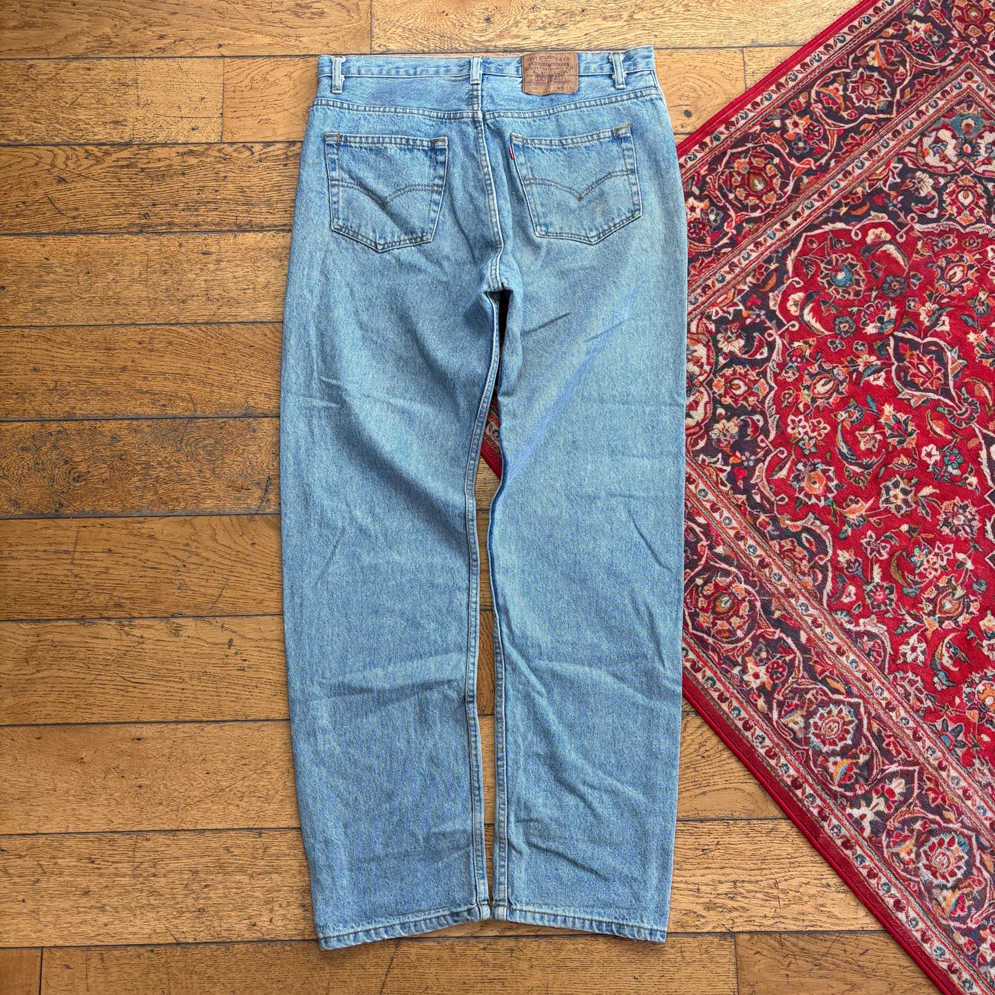 Vintage Levis 501 Straight Blue Denim Jeans - 36L
