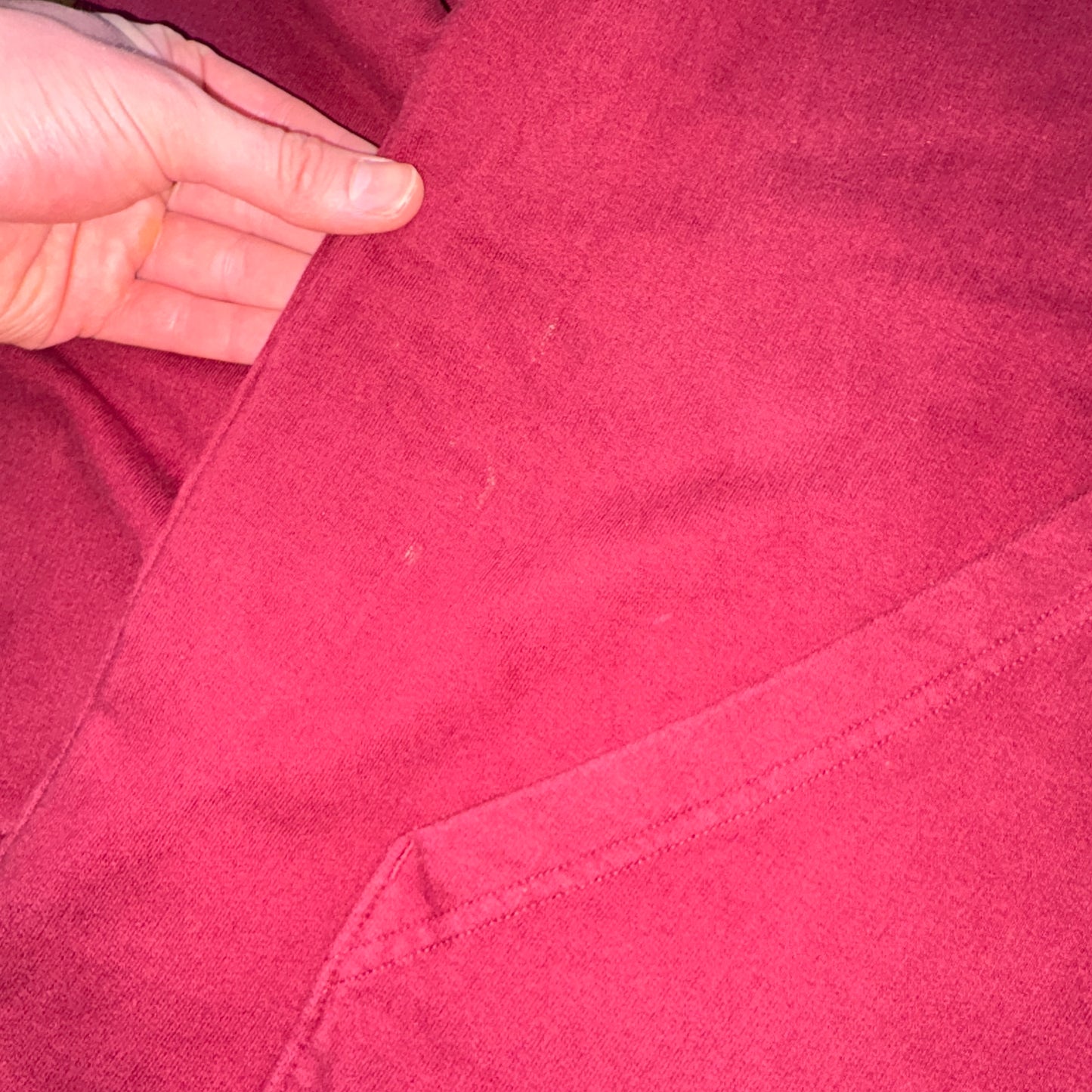 Vintage Oakley Burgundy Hoodie Sweatshirt - 2XL