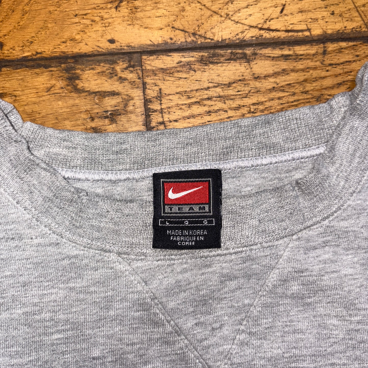 Vintage 90s Nike Kentucky Centre Swoosh Wildcats Grey NFL Sweatshirt - XL