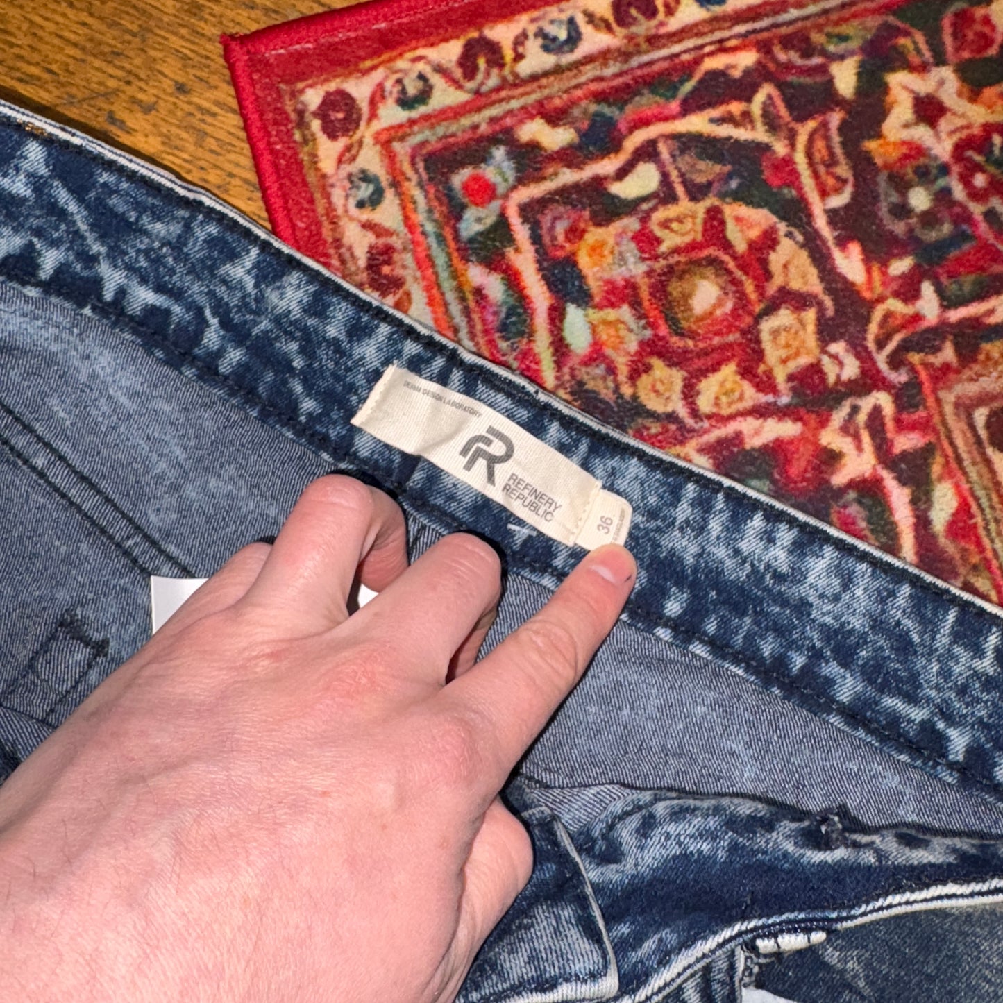 Vintage Denim Blue Shorts - 36