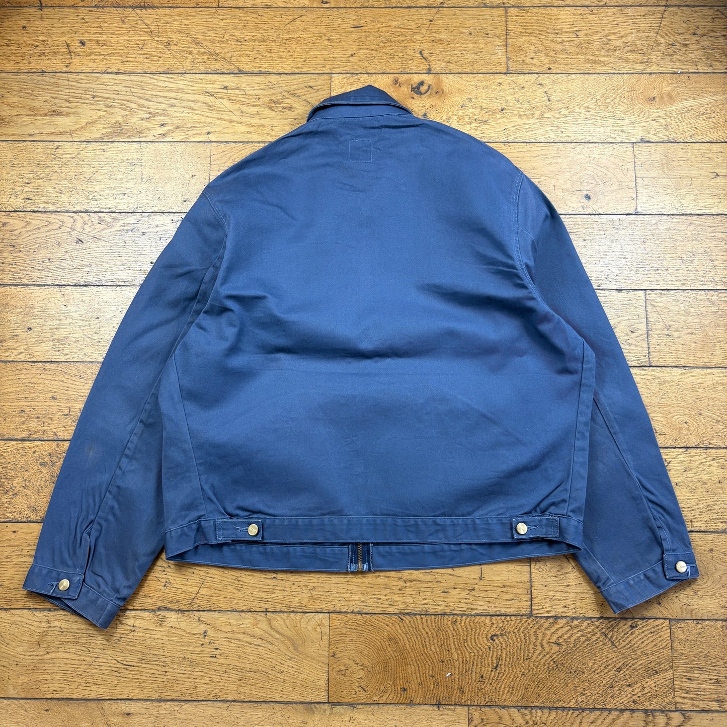 Vintage Carhartt Lightweight Detroit Blue Workwear Jacket - XXL