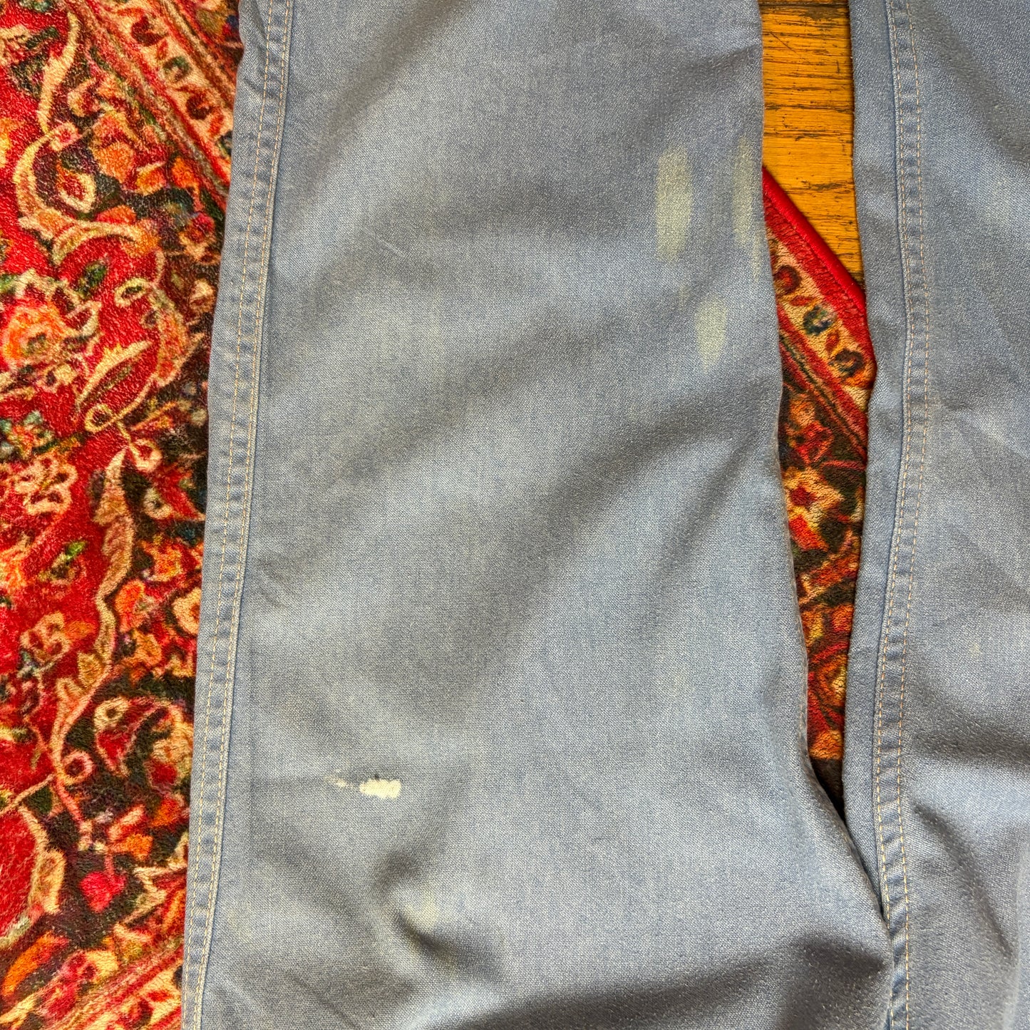 Vintage Levis 80s Straight Blue Denim Jeans - 40R