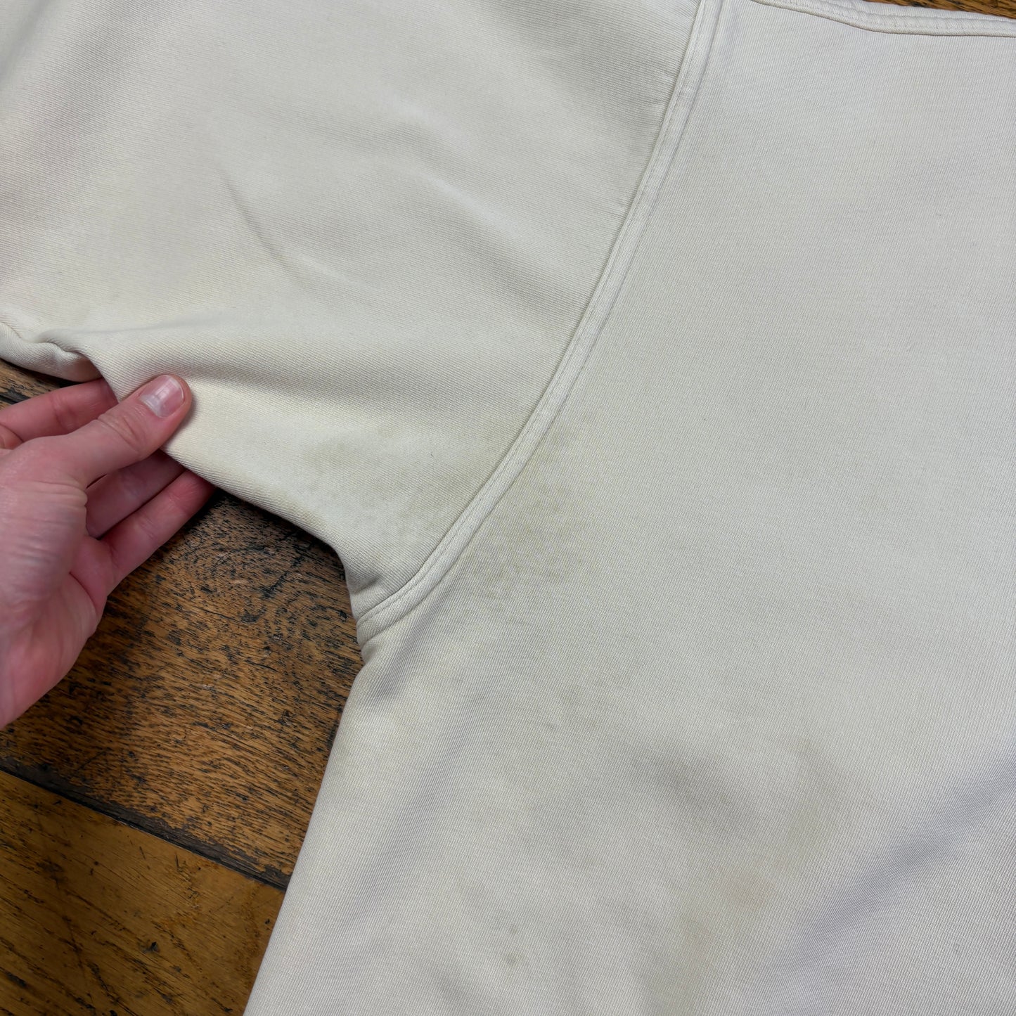 Vintage 90s Adidas Cream Embroidered Sweatshirt - XL