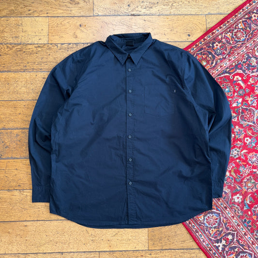 Vintage Oakley Black Gorpcore Embroidered Shirt - 2XL