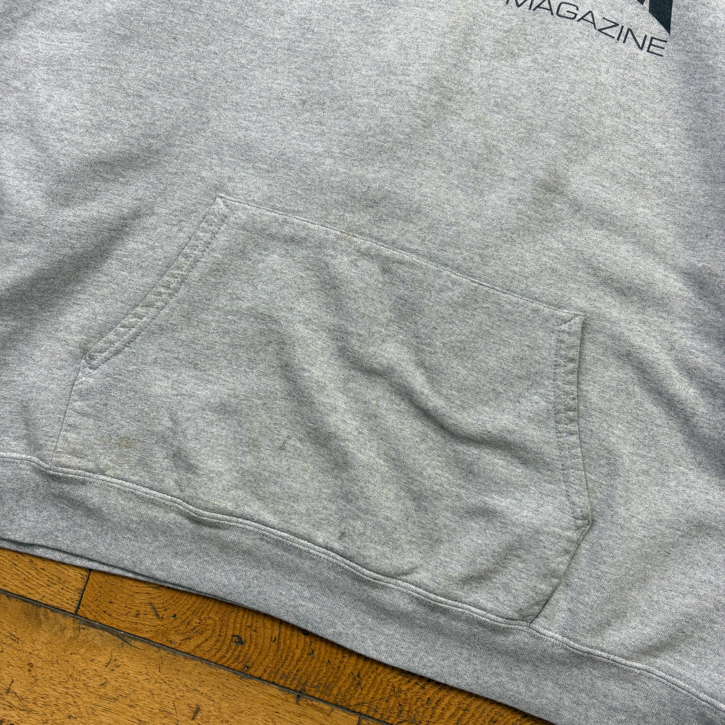 Vintage Thrasher Grey Skate Hoodie Sweatshirt - L